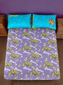 SCOOBY-DOO X SHEIN Phong cách dễ thương Tấm trang bị đơn giản hàng ngày - Nhiều màu - Xem 1