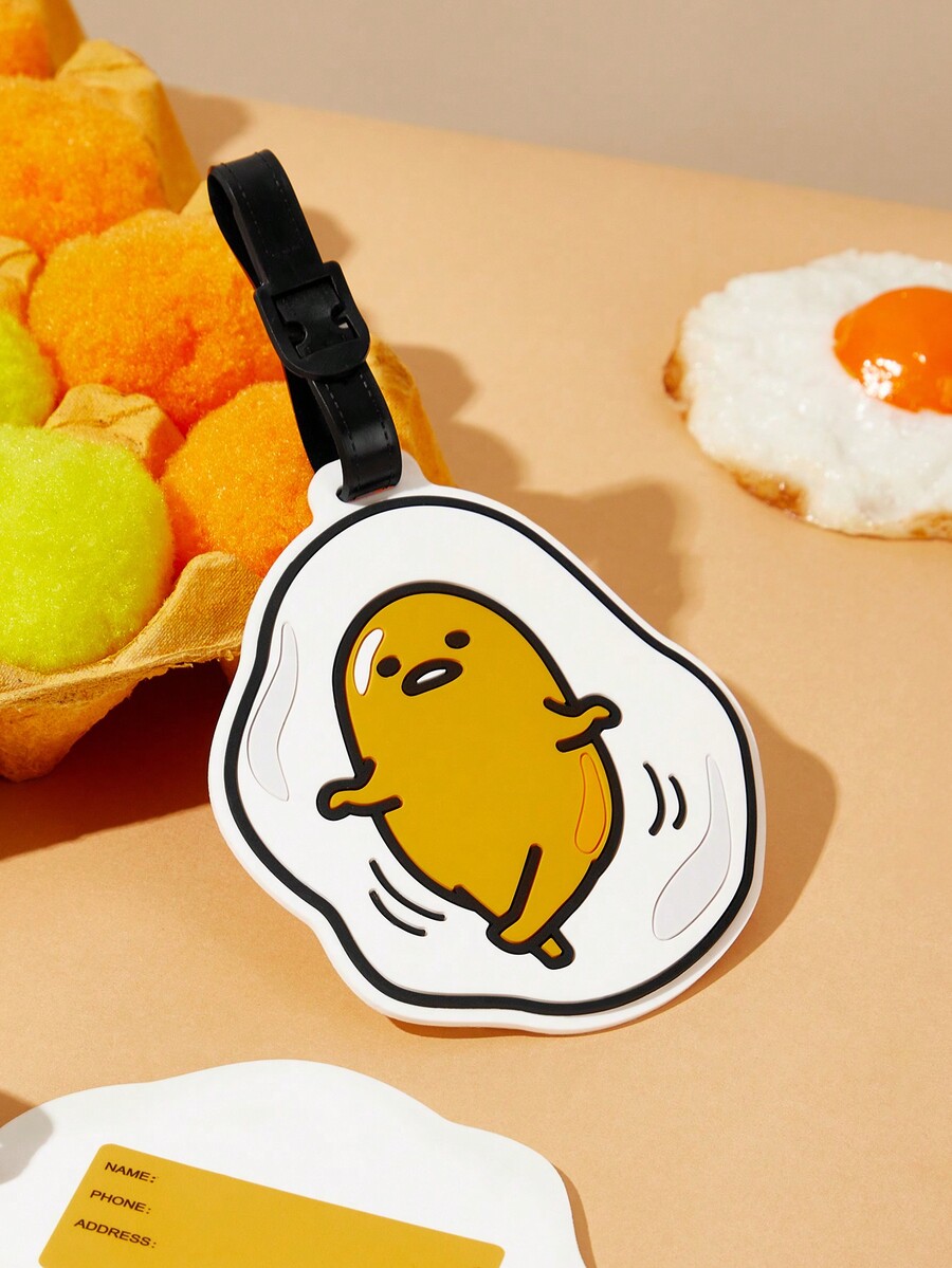 Gudetama X SHEIN 1pc Cute & Minimalist Style Luggage Tag For Daily Use