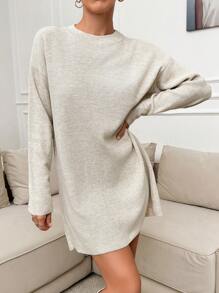 EURMUSE Oversize Pullover Dress