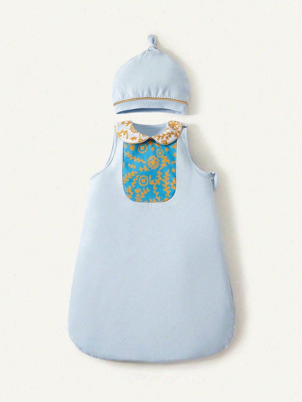 2pcs Soft And Skin-Friendly Blue Cotton Baby Sleeping Bag