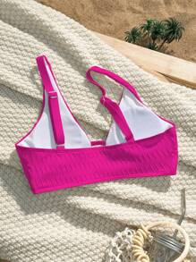 Swim Basics Ladies' Solid Color Simple Daily Wear Top Summer