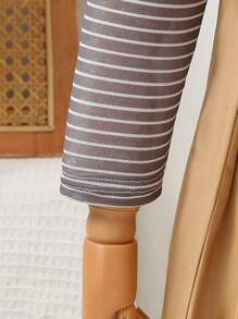 SHEIN Baby Girls' Khaki 2 In 1 Fun Movie Character Cosplay Dress Up Costume, Fall/Winter