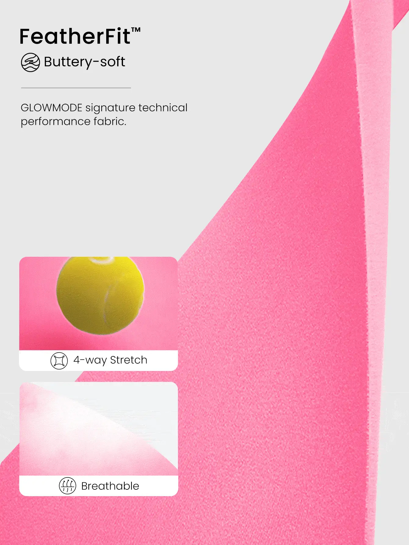 SHEIN GLOWMODE X Marika Sila 6英寸FeatherFit™腹部控制可調式肩帶運動連身褲,低衝擊瑜珈日常夏季 - 熱帶粉紅色 - 查看 6