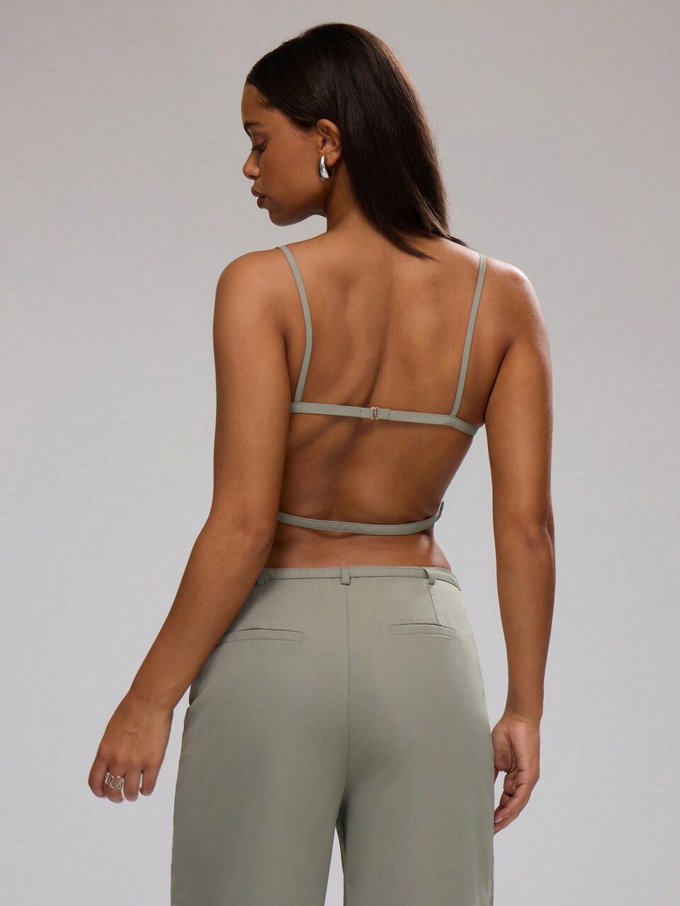 Bandeau Top With Buckle Detailing Vacation Spring Summer Casual Festival Holiday