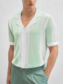 Manfinity VCAY 男士休閒短袖針織上衣