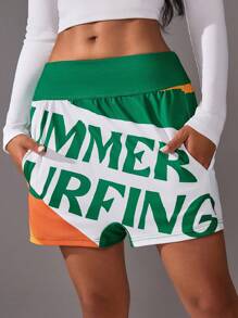 VARSITIE Sports Summer Surfing Basic Prints & Pockets With SUMMER SHORTS - Multicolor - View 1