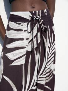 Maija 女式印花剪影A字裙