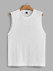 Manfinity VCAY 4pcs/Set Men's Knitted Integrated Casual Tank Tops, Suitable For Summer - Multicolor - View 6