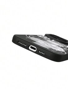 Eljasssss 艺术家深色石膏像配标语手机壳，节日 - 彩色 - 查看 5