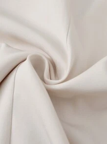 SHEIN Unity Ladies' Plain And Simple Daily Long Sleeve Suit Jacket Fall Cloth For Women - Apricot - View 6