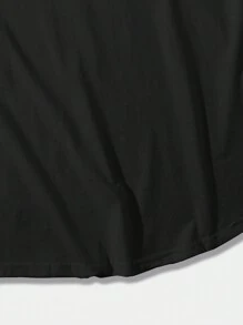 Manfinity Homme Men's Summer Casual Solid Color Tank Top - Black - View 4