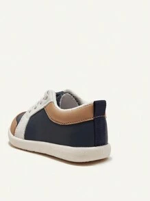 Cozy Pixies Zapatillas deportivas casuales unisex para niños con bloque de color, de moda y cómodas para todas las estaciones