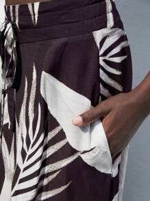 Maija 女式印花剪影A字裙