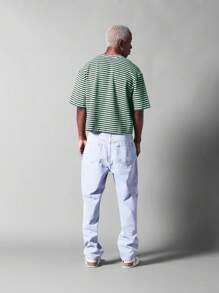 SUMWON 短款条纹短袖 T 恤 - 彩色 - 查看 5