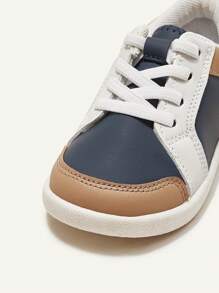 Cozy Pixies Zapatillas deportivas casuales unisex para niños con bloque de color, de moda y cómodas para todas las estaciones