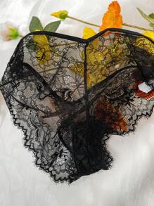 12 Piezas Bragas Triangulares De Moda En Forma De V De Encaje Para Uso Diario