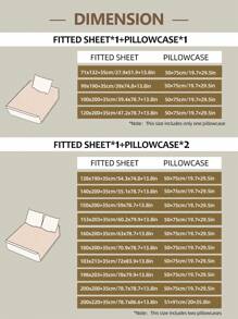 2/3件套纯色缎面床笠，1件缎面床笠+1/2件缎面枕套，柔软透气，不易起皱，提升睡眠质量，奢华酒店风格，礼品之选，适用于各种尺寸床——单人床、双人床、特大号床、大号床，床笠深度14英寸/35厘米，可机洗，通过Oeko-Tex认证