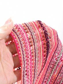 DAZY Striped Crop Wide Strap Top Festival Tank Tops