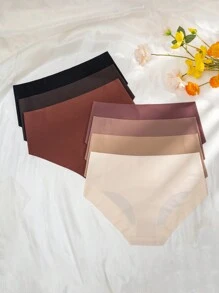 大碼無縫提臀舒適內褲（7入裝） - 彩色 - 查看 2