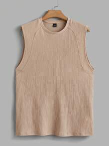 Manfinity VCAY 4pcs/Set Men's Knitted Integrated Casual Tank Tops, Suitable For Summer - Multicolor - View 4