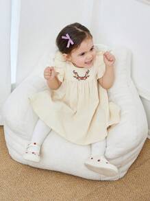 Cozy Pixies Zapatillas De Deporte Planas Con Correa Y Patrón De Fresa Blanca Para Niñas, Diseño Elegante, Zapatos Cómodos Y Ligeros Para Uso Diario Y Deportes (imagen Aleatoria)