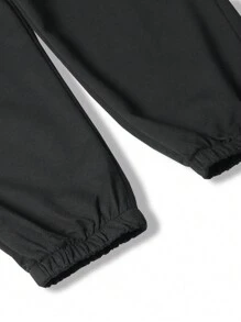 Manfinity Homme Locker sitzende Herren Jogginghose mit amerikanischer Flagge Muster, Grafik Lässig Jogginghose mit Kordelzug, für Ehemann, Freund Geschenke, für Rave, 4. Juli - Schwarz - Übersicht 7