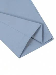 Claim Dot Quần dây rút thắt lưng màu trơn thông thường cho nam - Màu xanh nhạt - Xem 6