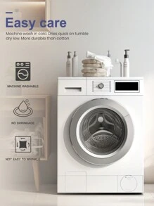 2/3pcs Solid Color Fitted Sheet Set - 1pc Bed Sheet And 1/2pcs Pillowcases, Deep Pocket Mattress Cover, , Soft And Breathable, For All Size Bed -Twin, Full, King, Queen Size Sheet,Fall Decor,Autumn Decor,Room Decor - Light Grey - View 7