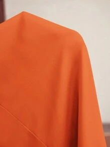 EMERY ROSE Áo thun tay trắng thời trang ngày của mẹ cỡ lớn cho nữ - trái cam - Xem 4