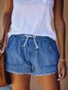 กางเกงขาสั้นเดนิมผู้หญิง