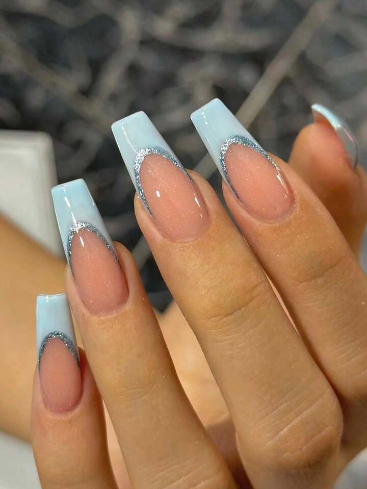 Upgrade Your Look With, 24pcs Long Coffin Minimalist Style Light 