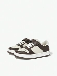 Zapatos deportivos planos para niños con bloque de color de moda, cómodos y adecuados para todas las estaciones - Multicolor - Ver 3