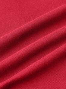 SHEIN EZwear 3入組休閒純色萬用方領短袖女士T恤，夏季完美穿搭 - 彩色 - 查看 9