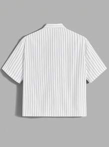 Manfinity VCAY Men's Simple Woven Casual Shirt For Everyday Wear - Blue - View 2