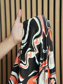 Slaydiva Bộ đồ liền thân in họa tiết, Cỡ lớn, Trang phục thường ngày, Không lưng - Nhiều màu - Xem 11