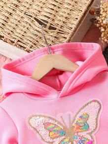 SHEIN Sudaderas para niñas jóvenes de color rosa con estampados gráficos lindos y coloridos con motivos como gatos, murciélagos, arañas, calabazas, moños, aptas para invierno, verano, otoño, primavera, uso casual, exterior, interior, fiesta, clásico, de moda, versátil, princesa, deportivo