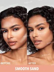 SHEGLAM Insta-Ready 臉部和眼部定妝粉雙效順滑沙色 2 合 1 亮白散粉啞光無孔防水粉餅面部彩妝粉餅 品牌 美容 化妝 化妝品 適合女性與女孩 完美搭配夏季春季 Y2K 時尚 流行 生日 母親節禮物 假期 派對準備就緒 最佳顏色 - Smooth Sand - 查看 5