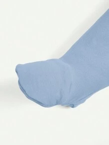 Cozy Pixies 新生嬰兒男童卡通動物圖案圓領長袖連身衣連褲套裝 - 藍色 - 查看 4