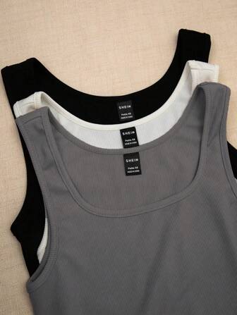 SHEIN女性用服タンクトップ？とパンツのセット SHEIN女性用服タンクトップ？とパンツのセット