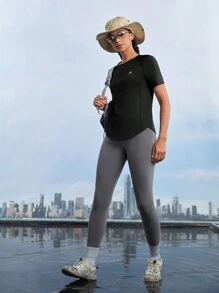 In My Nature 女式印花短袖户外T恤 女式徒步服装