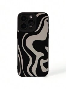 Khrim Reaper Artist Y2K Black Stripe Camera Protector Compatible With Apple Phone Case, Holiday - Black - View 1