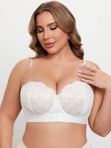 DesireSculpt Bra de encaje con aro de talla grande, 1 pieza
