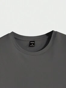 AKNOTIC Bộ 3 áo thun nam cổ tròn tay ngắn màu trơn mùa hè thường ngày - màu xanh lá - Xem 3