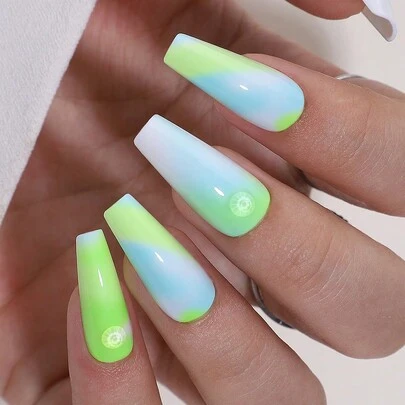 GIOIA TANG Artist Y2K Gradient Press On Nails, Holiday