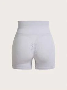Easithlete Shorts deportivos de unicolor y simple con cordón, adecuados para uso casual diario, short de spandex