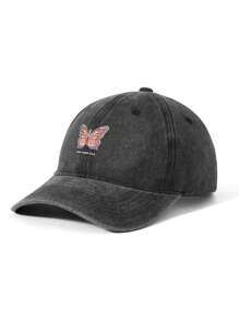 Skyy Designs Co Artist Sport Casual Outdoor Butterfly Letter Printed Retro Baseball Cap, Holiday, Valentine's Day
