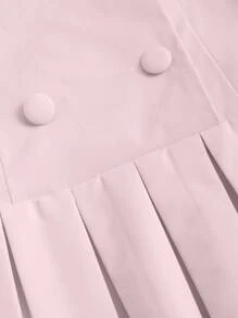 Sweetra 女士純色簡約透氣露背連衣裙