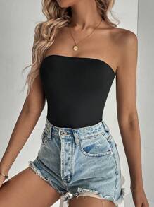 SHEIN Tall 固體管夏季女性連體衣