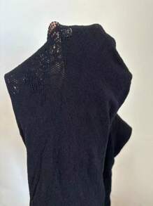 VaVaBold Fashionable And Sexy Off Shoulder Long Sleeve Sheer Bodysuit In Solid Color