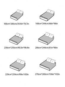 1pc Solid Color Brushed Fabric Single Bed Sheet - Khaki - View 3